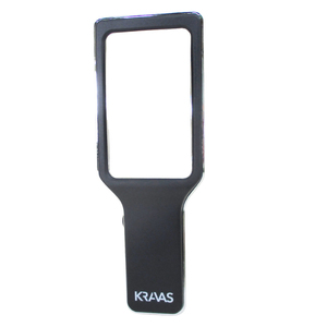 同梱可能 拡大鏡 縦型ルーペ 縦長手持ちルーペ 600ルーメン LEDライト付き 調光可能 KRAVAS KRV-RP02Vｘ２本セット/卸