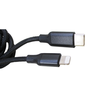 同梱可能 ライトニングケーブル 1メートル Apple公式認定品 USB Type-C to Lightning 美和蔵 ブラック MCA-LC100K/0522ｘ２本セット/卸