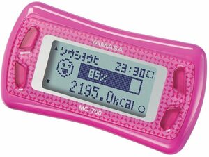  free shipping mail service pedometer pedometer action amount total MY CALORY calorie control mountain . pink MC-700P/7010x1 pcs 