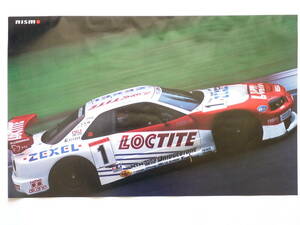  Nismo poster 2000 year JGTC #1 Nissan R34 lock tight Zexel Skyline GT-R width Eric * koma s|. mountain regular unused 