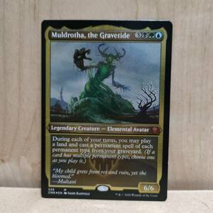 ★☆MTG　【FOIL】【英】墓場波、ムルドローサ/Muldrotha, the Gravetide[多色MR]【CMR】[エッチング加工]★☆ 全ての商品同梱可能