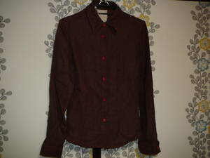 Blouse Blouse Blouse Blouse Blouse Blouse Luce Acan Size 40 кнопка замены с помощью Layon Rayon Itokin Co., Ltd.