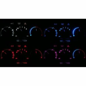 タントカスタム L375S/L385S 前期 LEDエアコン照明セット！ ブルー