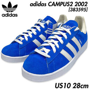 希少■adidas (アディダス) CAMPUS 2 キャンパス 青白 (ブルー/ホワイト) US10 28㎝ [383595] 2002年製 デッドストック 新品未使用