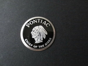 1960 period GM Pontiac emblem badge *GM PONTIAC*GTO* Firebird Trans Am *TRANZAM* Night rider *2000