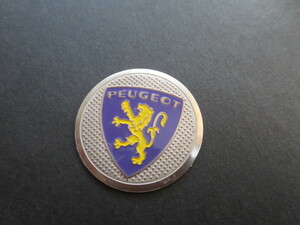 1960 period Peugeot emblem badge *PEUGEOT* France car * French blue mi-ting*206*207*306*405*506