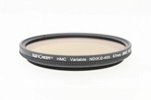 ☆送料無料☆ K&F CONCEPT ケーアンドエフコンセプト HMC Variable ND(K)2-400 67mm クリアケース付 ＃22012111