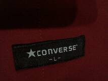 ★コンバース【CONVERSE】中綿 ジップアップ ベスト ジャケット ジャンパー　L エンジ　濃い紫_画像6