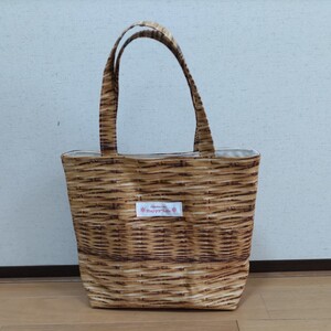 ハンドメイド トリックバスケット ミニトートバッグ
