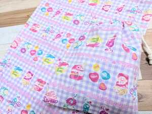 *ハンドメイド*ランチョンマット40×60・巾着袋給食セット*ドリンク柄*入園・入学・新学期準備*小学校