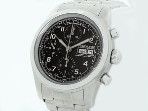 富士屋◆送料無料◆ハミルトン HAMILTON カーキ・フィールド クロノグラフ デイデイト H715560 メンズ 自動巻 腕時計