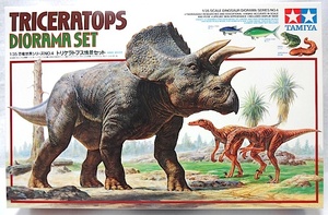  Tamiya 1/35 dinosaur world series No.4[tolikelatops.. set ] new goods 