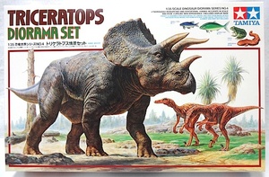 Tamiya 1/35 Dinosaur World Series № 4 "Triceratops Sepery Set"