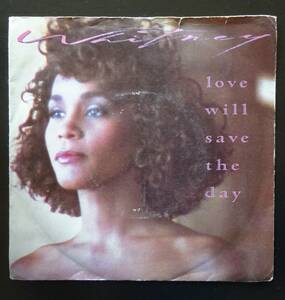 Whitney Houston Love Will Save The Day* ユーロ盤 7inch 名曲