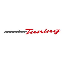 MONSTER SPORT モンスタースポーツ MONSTER Tuningステッカー[ガンメタ×レッド] サイズ:420×43 切り抜きタイプ - 896158-0000M_画像2