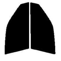 ハーフスモーク　７６％　運転席、助手席　プログレ G10・G11・G15　カット済みフィルム_画像1