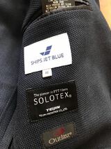 SHIPS JET BLUE: 《洗濯 可能》T/W SOLOTEX ジャケット ネイビー_画像8