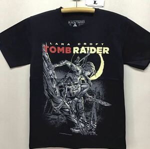 新品 トゥームレイダー Tシャツ Lサイズ ブラック TOMB RAIDER