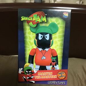 激レア★ベアブリック 100%&400% メディコムトイ BE@RBRICK SPACE JAM MARVIN THE MARTIAN 新品未開封美品