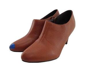 SG1339# new goods shoes boots anti-bacterial deodorization reti Silhouette bootie woman ....... .... see . bootie light weight one leg 240g 24.0cm Camel 