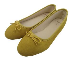 SG1465# new goods easy width soft bare- shoes top ribbon attaching enamel style light weight one leg 180g LL size ( 25.0cm~ 25.5cm) yellow 