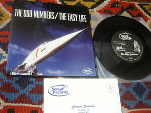 90's US POWER POP/MOD PUNK オッドナンバーズ The Odd Numbers (UK盤 7inch)/ The Easy Life Detour Records DR032 1995年 