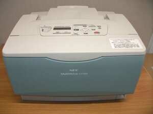 ●中古レーザープリンタ【NEC MultiWriter 8250N】残量不明トナー付き●