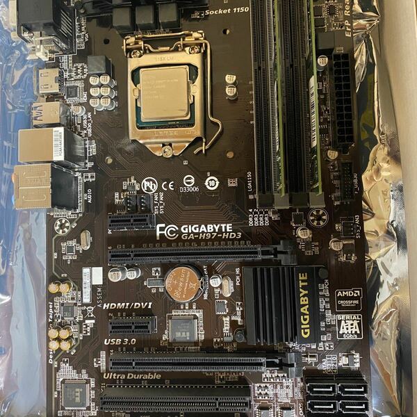 gigabyte h97-hd3+cpu メモリ