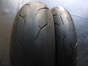 中古前後セット!ピレリ◎ロッソ コルサ. 120/70ZR17. 180/60ZR17. TK750