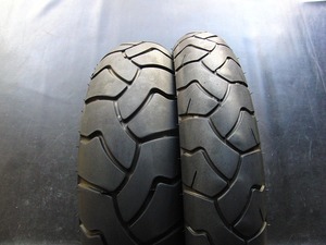 中古前後セット!ブリヂストン◎BW501・BW502. 110/80R19. 150/70R17. CM948:19111