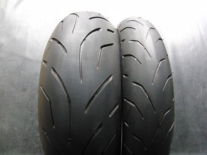 中古前後セット!ブリヂストン◎S20. 120/70ZR17. 190/50ZR17. MK853:20062