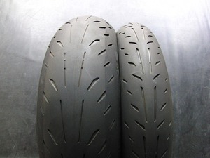 中古前後セット!ミシュラン◎パワースーパースポーツ. 120/70ZR17. 180/55ZR17. DX498:20064