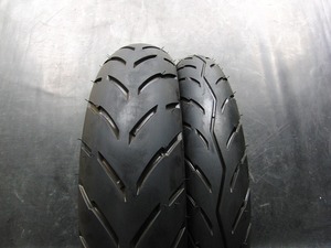 125～250ccクラス中古前後セット!ダンロップ◎D102 A. 90/80-17. 130/70-17. ZX789:21062