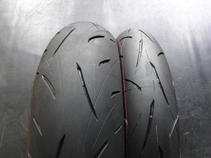 中古前後セット!ダンロップ◎ロードスポーツ 2. 120/70ZR17. 180/55ZR17. TK068:21093