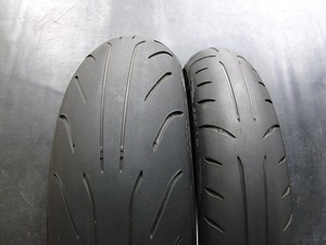 中古前後セット!ミシュラン◎パワーピュア. 120/70ZR17. 180/55ZR17. TK065:21093