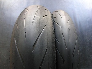 中古前後セット!ピレリ◎ロッソ コルサⅡ. 120/70ZR17. 180/60ZR17. RR994:21125