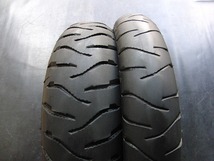 中古前後セット!ミシュラン◎アナキーⅢ. 120/70R19. 170/60R17. CM268:21114_画像1