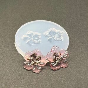 春 桜 シリコン モールド ハンドメイド 作品 かわいい 花 レジン ねんど 型 ビーズ