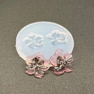 春 桜 シリコン モールド ハンドメイド 作品 かわいい 花 レジン ねんど 型 ビーズ