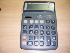 SHARP( sharp )EL-338L solar calculator (bag. therefore junk )