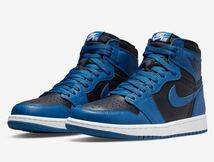 【新品箱付き】 22SS 新作 新品 NIKE ナイキ AIR JORDAN 1 HIGH DARK MARINA BLUE エアジョーダン スニーカー 靴 くつ 27cm_画像1