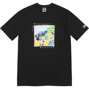 【新品未使用】 22SS 新作 新品 SUPREME シュプリーム THE NORTH FACE SKETCH S/S TOP Tシャツ カットソー 半袖 ノースフェイス BLACK M