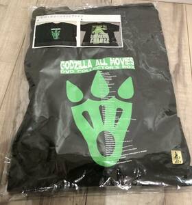  Godzilla all movie DVD collectors BOX line .! green man T-shirt Green application free size 