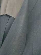 ◇ PSFA 背抜き シャドーストライプ 2B シングル ジャケット パンツ スーツ 上下 サイズ96A7 ブラック メンズ 1203070004377_画像7