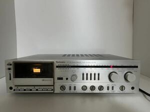 F006 ★ Technicsテクニクス FM/AMカセットチューナーアンプ SA-R30 レトロ昭和80年代