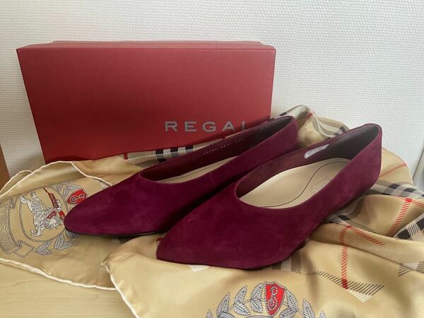 REGAL バックスキン パンプス　ボルドー　送料込