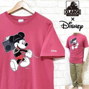 X-LARGE × Disney エクストララージ ミッキー コラボ Tシャツ