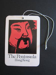  hotel luggage tag #The Peninsula Hong Kong#pe person shula hotel # Hong Kong #1980's