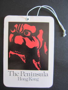  hotel luggage tag #The Peninsula Hong Kong# Hong Kong #pe person shula hotel #1980's