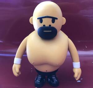 {APE × New Japan Professional Wrestling } ultra rare figure Ape NIGO designer's toy Professional Wrestling combative sports reverse side . series Mylo . wistaria .. Vintage toy 